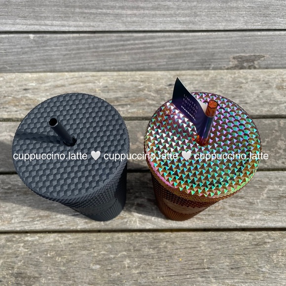 🤎NEW SET🖤Starbucks Amber & Matte Black Studded - Picture 4 of 7